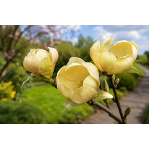 Magnólia Soulangeova (Magnolia × soulangeana) ‘HONEY TULIP’® - výška 80-110 cm, kont. C5L (-29°C) 